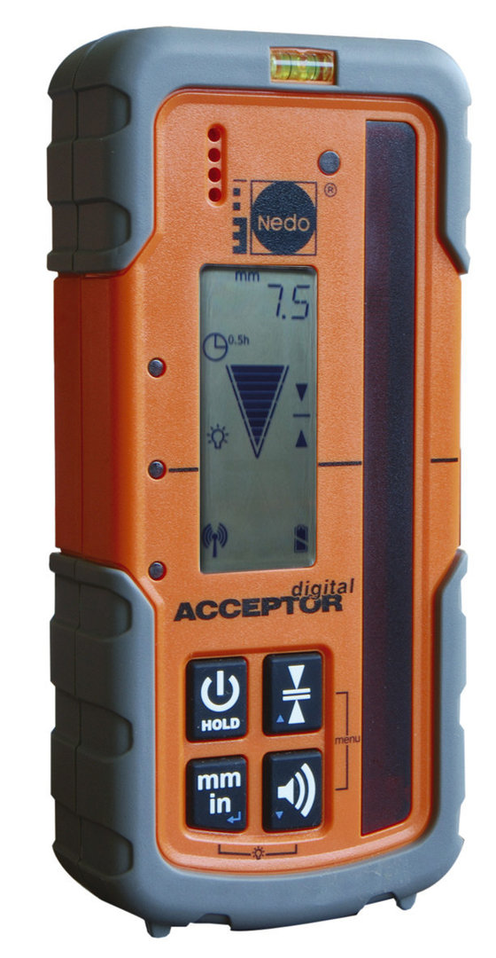 NEDO PRIMUS 2 H mit Acceptor Digital – Rotationslaser horizontal