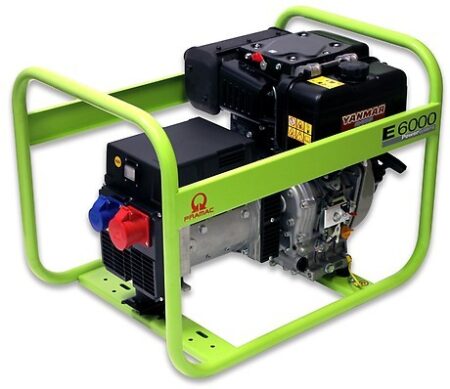 PRAMAC E 6000 TYH dieselbetriebener Stromerzeuger 230 / 400 Volt | 6,9 kVA