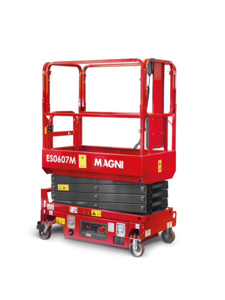 MAGNI ES0607M Elektro-Scherenarbeitsbühne manuell 5,90 mtr.
