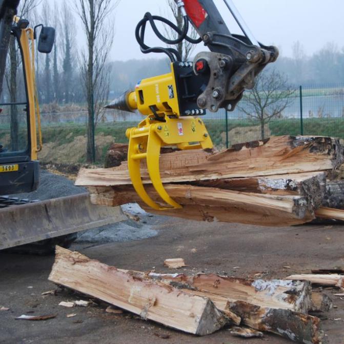 RABAUD FRH 1012 | Kegelspalter für Minibagger 8,0 – 14,0 to.