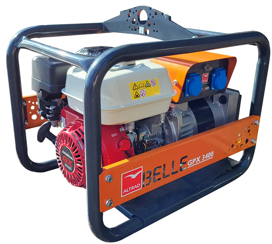BELLE LESCHA GPX 3400 – benzinbetriebener Stromerzeuger 230 Volt | 3,4 kVA