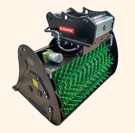 HÄNER HSS 800-3 – Schaufel-Separator für Minibagger 4,0 – 7,0 to.