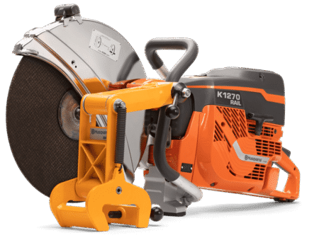 HUSQVARNA K 1270 RAIL benzinbetriebener Schienen-Trennschleifer Ø 350 mm / 400 mm