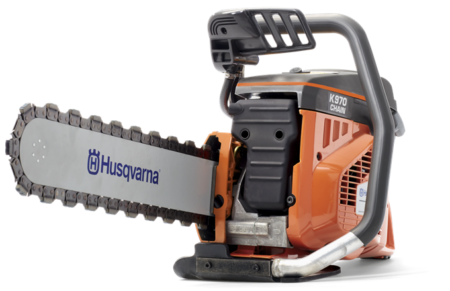 HUSQVARNA K 970 CHAIN benzinbetriebene Beton-Kettensäge mit Elite-Kette und Schwert 450 mm