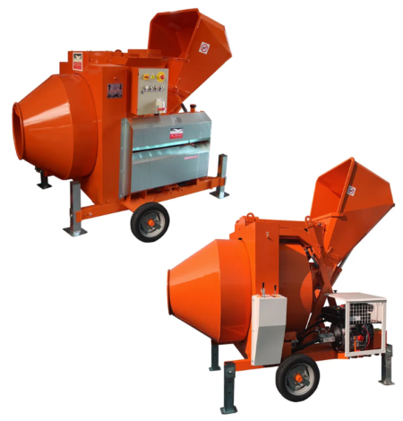 LESCHA LHB 360 – Betonmischer mit Beschicker