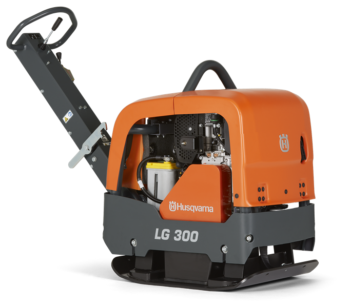 HUSQVARNA LG 300 – Rüttelplatte reversierbar mit 265 – 307 kg