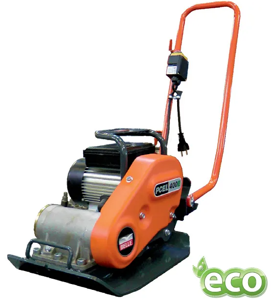 BELLE LESCHA PCEL 400E 230 V – elektrische Rüttelplatte vorlaufend mit 49 kg