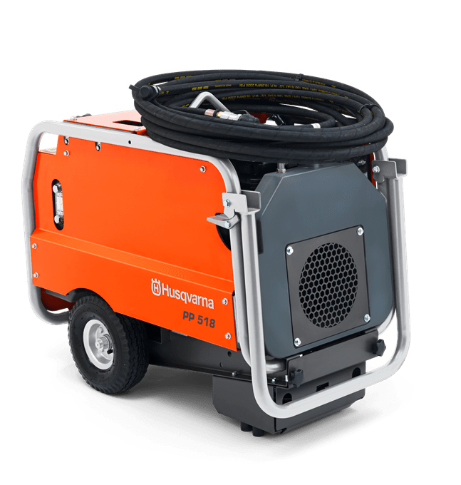 HUSQVARNA PP 518 , benzinbetriebenes Hydraulik-Aggregat