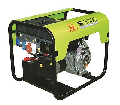 PRAMAC S 6000 400 TYA dieselbetriebener Stromerzeuger 230 / 400 V | 6,9 kVA (E-Starter)
