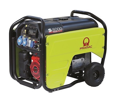 PRAMAC S 8000 SHB AVR benzinbetriebener Stromerzeuger 230 V | 7,2 kVA (E-Starter)