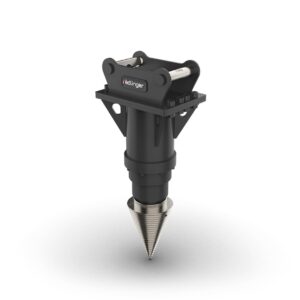 Rädlinger RKS02 180 mit MS01 oder MS03| Kegelspalter für Minibagger für 1,0 – 3,5 to.