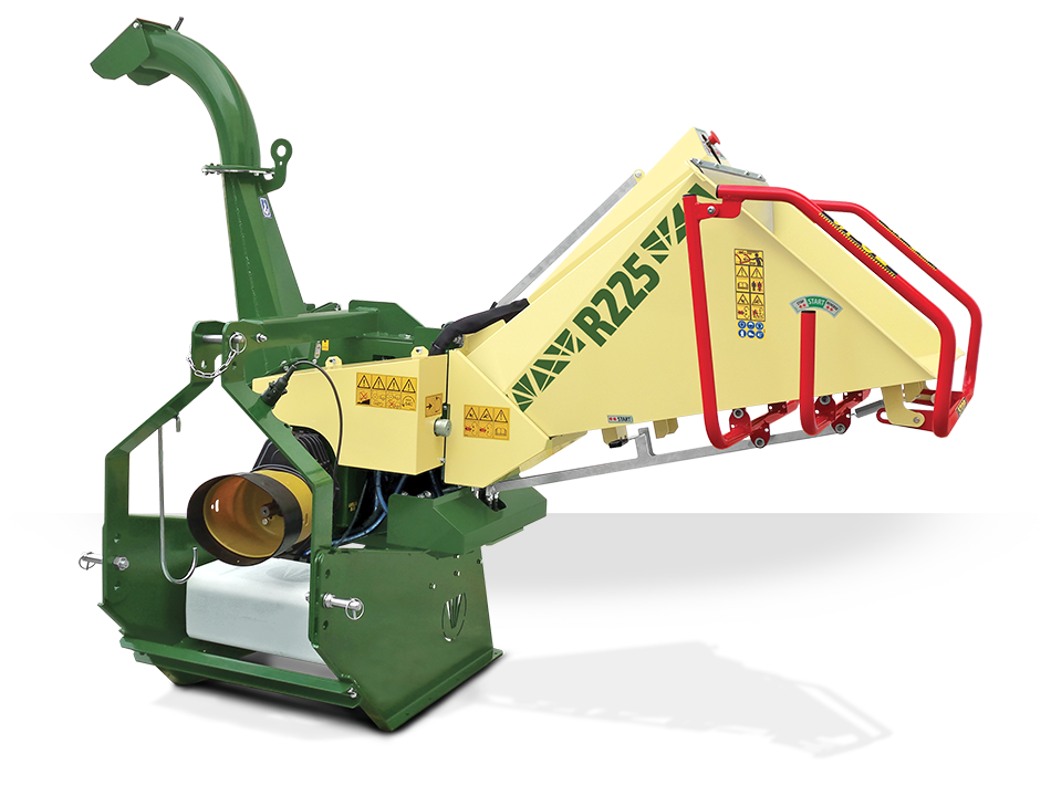 NEGRI Biohäcksler R225 / Häcksler mit Dreipunktaufnahme CAT. 1 für Traktor