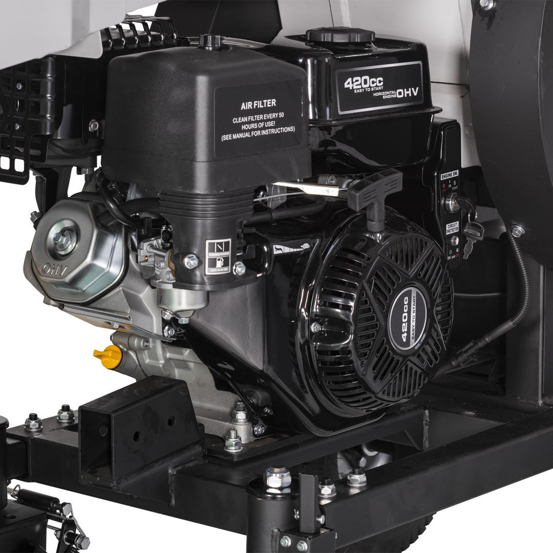 LUMAG RAMBO-HM200 – Holzhacker mit Benzin-Motor zur Herstellung von Brennholz